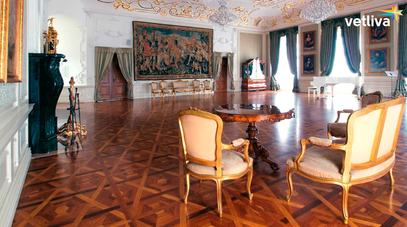 Комнаты в Мирском замке в Белоруссии