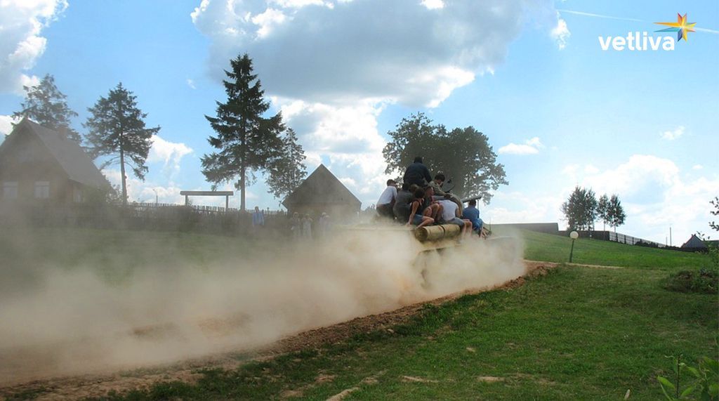 Реконструкция боев на Линии Сталина в Беларуси