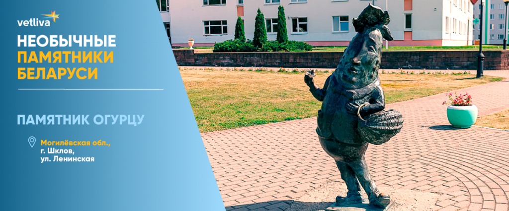 Памятник огурцу
