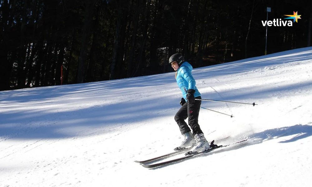 Катанне на лыжах у Сілічах