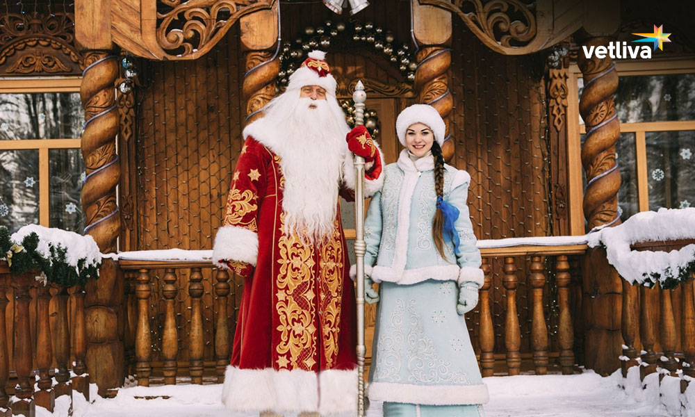 Grandfather Frost in Belovezhskaya Pushcha