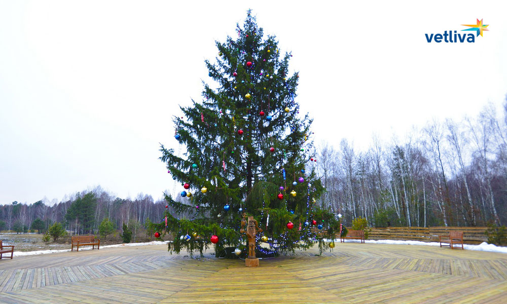 Christmas tree in Pripyat park