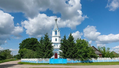 Церковь Рождества Богородицы в деревне Лахва