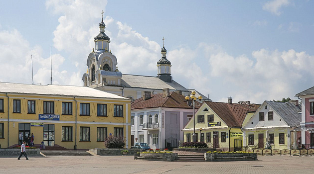 Застройка рыночной площади в Новогрудке