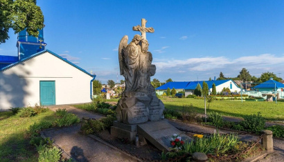 Надмогилье Александра Мицкевича в Кобрине