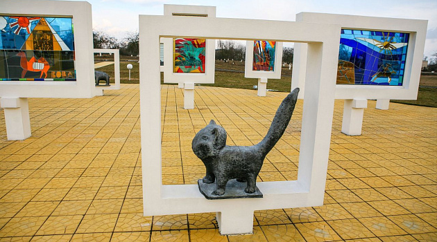 Мемориальный комплекс на месте концлагеря в деревне Красный Берег