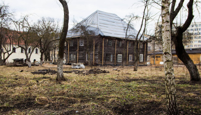 Деревянный лямус в Гродно