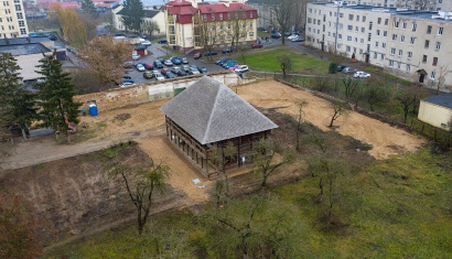 Деревянный лямус в Гродно