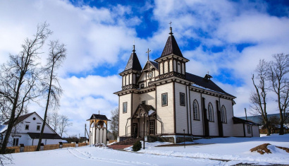 Костел Святого Юрия в деревне Полонечка