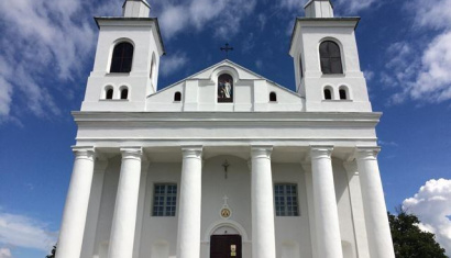 Костёл Святых Ангело Хранителей, памятник архитектуры позднего классицизма, 1840 г. 