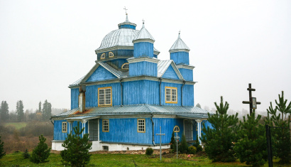 Церковь Спасо-Преображенская в деревне Смольяны
