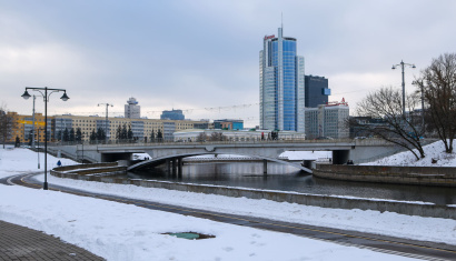 Хлусов мост в Минске