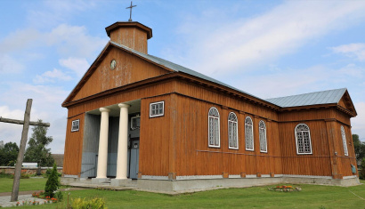 Костел Обретения Святого Креста в аг. Жирмуны