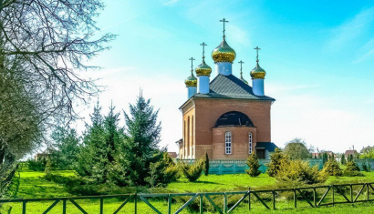 Церковь Успенская в деревне Крупица