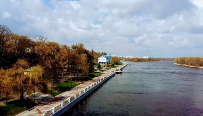 Набережная реки Сож в Гомеле
