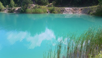 Меловые озера в Беларуси под Солигорском