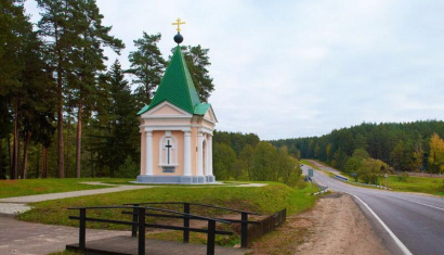 Часовня мемориальная в деревне Солтановка