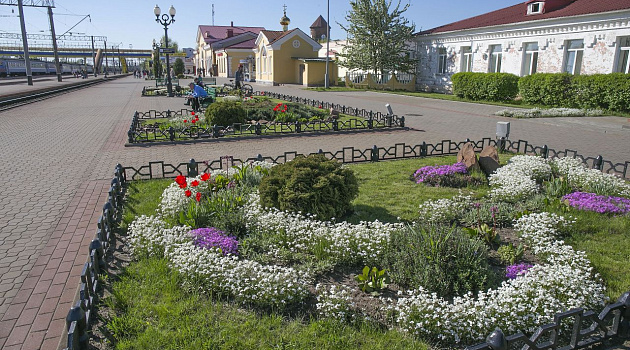 Железнодорожная станция в Осиповичах