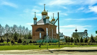 Церковь Успенская в деревне Крупица