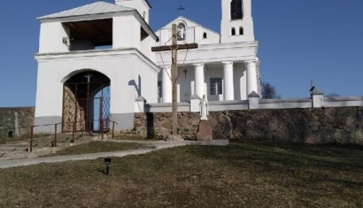 Костёл Святых Ангело Хранителей, памятник архитектуры позднего классицизма, 1840 г. 