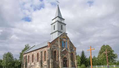 Костел Сердца Иисуса в деревне Илья