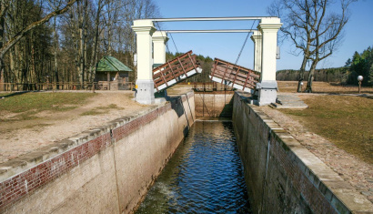 Шлюз «Домбровка» Августовского канала