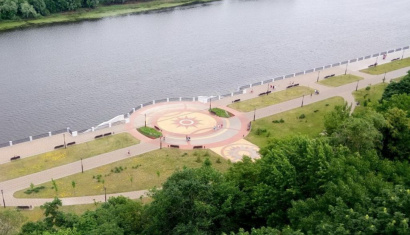 Набережная реки Сож в Гомеле