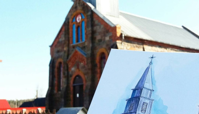 Костел Сердца Иисуса в деревне Илья