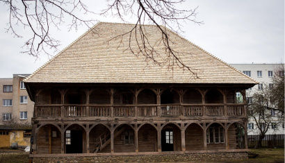Деревянный лямус в Гродно