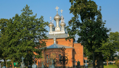 Крестовоздвиженская церковь в Лунинце