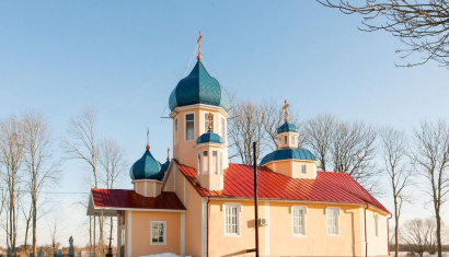 Церковь Крестовоздвиженская в деревне Гощево